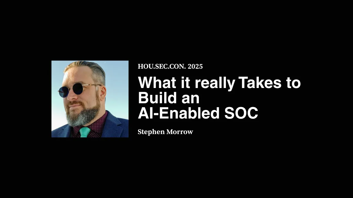 What it really Takes to Build an  AI-Enabled SOC